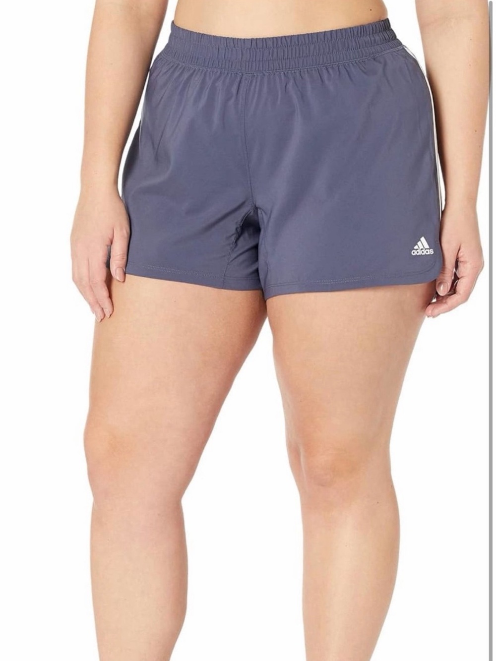 adidas Women's Slate Blue Athletic Shorts